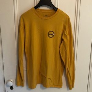 Vans Yellow Long Sleeve Tee